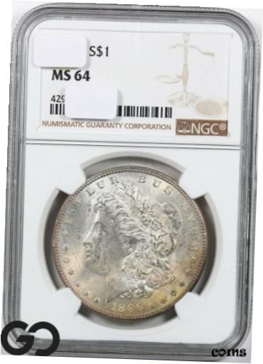 yɔi/iۏ؏tz AeB[NRC RC   [] MS64 Common Date Morgan Silver Dollar NGC Mint State 64 ** Dates Vary, Some Tone