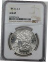 yɔi/iۏ؏tz AeB[NRC RC   [] 1882-S $1 Morgan Silver Dollar MS63 NGC 6260870-078