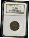 yɔi/iۏ؏tz AeB[NRC RC   [] 1864 Large Motto Two Cent Piece Certified By NGC MS 63 BN