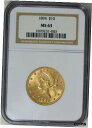 【極美品/品質保証書付】 アンティークコイン 金貨 1894 LIBERTY HEAD EAGLE $10 GOLD NGC MS63 [送料無料] #got-wr-8947-5140