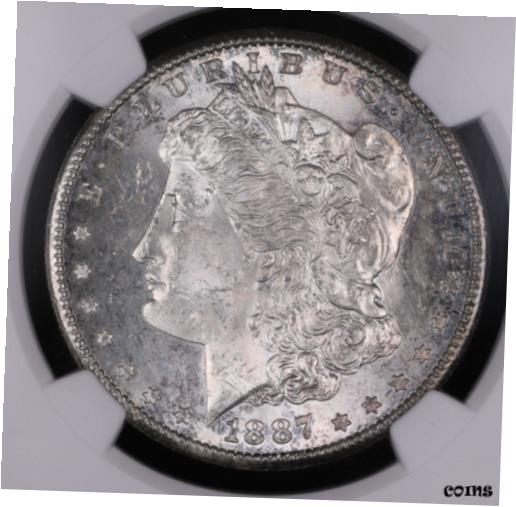 ڶ/ʼݾڽա ƥ    [̵] 1887 S MORGAN SILVER DOLLAR COIN NGC MS63