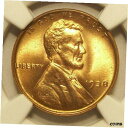1938 リンカーン ウィート セント GEM MS 66 レッド NGC1938 Lincoln Wheat Cent GEM MS 66 RED NGC(3)