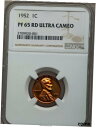 【極美品/品質保証書付】 アンティークコイン 硬貨 1952 LINCOLN WHEAT CENT 1C NGC PF65 PR65 UCAM RARE ULTRA DEEP CAMEO, POP (3/1! [送料無料] #oot-wr-8949-639