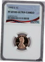 yɔi/iۏ؏tz AeB[NRC RC   [] 1990-S Lincoln Cent Graded PF69RD Ultra Cameo by NGC