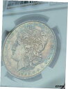 【極美品/品質保証書付】 アンティークコイン コイン 金貨 銀貨 送料無料 1896 1 Morgan Dollar NGC Choice MS64 Obv/Rev Toner 90 Silver jc52