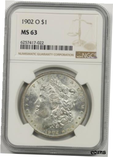 yɔi/iۏ؏tz AeB[NRC RC   [] 1902-O $1 NGC MS 63 Morgan Silver Dollar