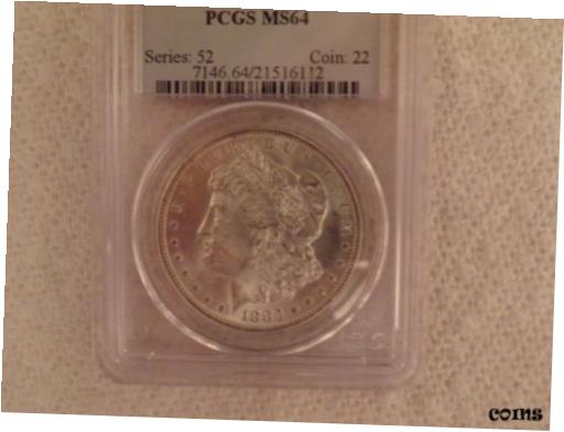 ڶ/ʼݾڽա ƥ    [̵] 1883-O MORGAN U.S. SILVER DOLLAR NGC MS64