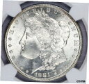 yɔi/iۏ؏tz AeB[NRC RC   [] 1881-S Morgan Silver Dollar $1 NGC - MS65+