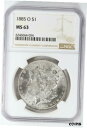 yɔi/iۏ؏tz AeB[NRC RC   [] 1885-O Morgan Silver Dollar NGC MS63 $1