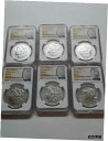 【極美品/品質保証書付】 アンティークコイン 硬貨 2021 Morgan and Peace Dollar 100th Anniv 6 Coin Set NGC MS70 first release [送料無料] #oct-wr-8953-1245