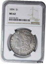 1894 モーガン シルバー ダラー MS62 NGC1894 Morgan Silver Dollar MS62 NGC