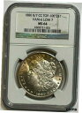 【極美品/品質保証書付】 アンティークコイン 銀貨 1880 8/7-CC, Top 100, $1 Morgan Silver Dollar VAM-6 Low 7, NGC MS 64 [送料無料..