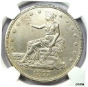 1877-CC 貿易銀ドル T$1 - 認定 NGC 未流通詳細 (MS UNC)1877-CC Trade Silver Dollar T$1 - Certi...