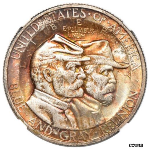 【極美品/品質保証書付】 アンティークコイン 硬貨 1936 Gettysburg Anniversary Commemorative MS 67+ CAC. NGC 50c C00057254 [送料無料] #oot-wr-8953-4692