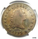 yɔi/iۏ؏tz AeB[NRC  1795 Flowing Hair Silver Dollar $1 - Certified NGC VF Detail - Rare Coin! [] #sct-wr-8953-63