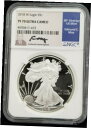 【極美品/品質保証書付】 アンティークコイン コイン 金貨 銀貨 [送料無料] 2018 W Proof Silver Eagle NGC PF70 Edmund C. Moy Signed