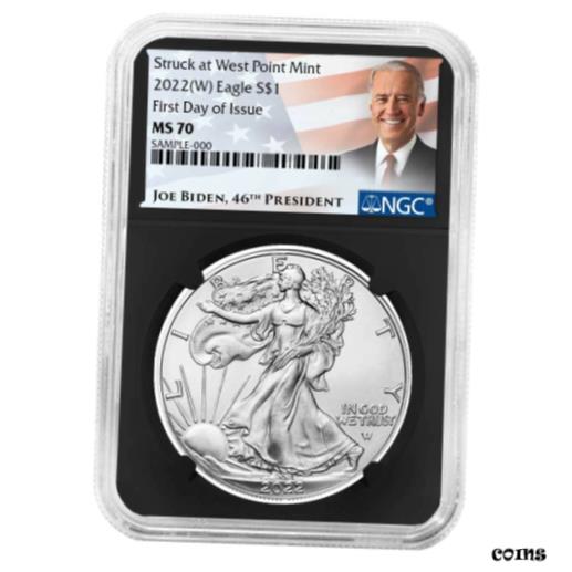 ڶ/ʼݾڽա ƥ    [̵] Presale - 2022 (W) $1 American Silver Eagle NGC MS70 FDI Biden Label Retro Core