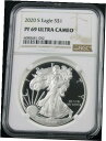 yɔi/iۏ؏tz AeB[NRC RC   [] 2020 S AMERICAN SILVER EAGLE NGC PF 69