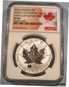 2016 カナダ シルバー メープル リーフ 四つ葉のクローバー プライベート NGC PR 69 S$5 1 オンス シルバー2016 CANADA SILVER MAPLE LEAF FOUR-LEAF CLOVER PRIVY NGC PR 69 S$5 1 OZ SILVER