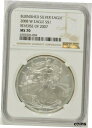 yɔi/iۏ؏tz AeB[NRC  2008-W Burnished American Silver Eagle Reverse of 2007 $1 NGC MS70 6269326-004 [] #sot-wr-9052-226