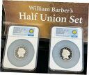 【極美品/品質保証書付】 アンティークコイン 銀貨 Smithsonian's William Barber 2.5 Oz. Silver Liberty Large + Small Head NGC PF70 [送料無料] #sot-wr-9052-2351