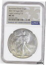 2021 バーニッシュ W シルバー イーグル $1 ドル タイプ 2 NGC MS70 が手元にあります。2021 Burnished W Silver Eagle $1 Dollar Type 2 NGC MS70 In Hand!!!(3)