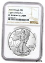 ڶ/ʼݾڽա ƥ    [̵] 2021 W American 1 oz Silver Eagle Type 2 NGC PF70 UC