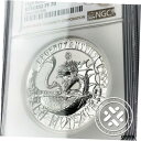 2017 $5 伝説と神話 NGC REV PF 70 シー モンスター 2 オンス シルバー コイン ハイレリーフ2017 $5 LEGENDS & MYTHS NGC REV PF 70 SEA MONSTER 2 OZ SILVER COIN HIGH RELIEF(3)