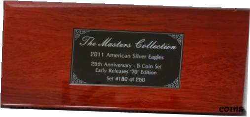 【極美品/品質保証書付】 アンティークコイン 銀貨 2011 Master collection American silver eagle [送料無料] #sof-wr-9052-4543