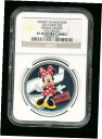 【極美品/品質保証書付】 アンティークコイン コイン 金貨 銀貨 送料無料 2014 NIUE 2 DISNEY MINNIE MOUSE CHARACTER NGC PF70 UC COIN W/ COA m