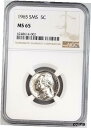 1965 SMS Jefferson Nickel certified MS 65 by NGC!※関税は当ショップ負担（お客様負担無し）※全国送料無料・海外輸送無料※商品の状態は画像をご確認下さい（極美品・目立った汚れ無し）※輸入品の為英語表記となります※その他ご不明点はお気軽にお問合せ下さい！Modified Item: NoCountry/Region of Manufacture: United StatesCertification Number: 6248614-002Coin: JeffersonCertification: NGCStrike Type: Special StrikeMint Location: PhiladelphiaGrade: MS 65Year: 1965Circulated/Uncirculated: UncirculatedComposition: copper and nickelDenomination: 5C[ご購入前に必ずお読み下さい]親切丁寧に、商品到着までサポート対応させていただきます。■パソコンの画像・画質により色や素材感が、実際の商品と多少異なる場合がございますので予めご了承くださいませ。■お客様のご都合（程度の解釈相違を含む）による商品のご購入後のキャンセル返品は、原則としてお受け致しておりません。未払いのまま2日以上連絡が取れない場合はキャンセルさせて頂きます。その場合、事務局側が自動的に「非常に悪い」の評価を付けてしまいますのでご注意ください。※お支払い頂いた場合は連絡は不要です。※他ショップでも販売しておりますので、稀に在庫がない場合がございます。■不具合での返品は箱などすべてが到着時の状態になるものに限らせていただきます。※当店では不良品はすべて現物確認と不具合の確認を行い対応をさせて頂いております。■お客様のご都合によるご注文確定後の商品のキャンセルにつきましては承っておりません。また、ご入金確認後、またはご決済完了確認後のキャンセルにつきましては、ご注文総額の30％のキャンセル料をご請求させていただきます。■領収書二重発行やトラブル防止のため、領収書発行は行っておりません。事務局側が発行している「支払い明細」が正式な支払い証明となります。支払い明細画面を印刷したものが領収書の代わりになることを各税務署に確認済みです。■年末年始・連休の発送は、業者も休みになる関係でいつもより遅れます。■輸送時の破損の場合は配送業者への報告を行って下さい。報告なしでの対応はできません。■日祝日は定休日とさせていただいております。連絡・発送が出来ませんのであらかじめご了承お願いいたします。■内容は必ずお読みになってからお買い求め下さいますようお願い致します。※在庫状況は常に更新をしておりますが、当社は複数店舗で在庫を共有しているため、ご注文を頂きましても稀に欠品している場合がございます。その際は誠に申し訳ございませんが、その旨をメールまたはお電話にてご連絡させていただきます。ご理解いただけますようお願い申し上げます。親切・丁寧にお取引させていただきますのでよろしくお願いします。 品質保証について 当店の商品の、品質保証についてご紹介いたします。 ▽品質保証書 お買い上げいただく全ての商品に「WORLD RESOURCE品質保証書」をおつけいたします。 これは、WORLD RESOURCEが販売した商品であることを保証するものです。大切に保管してください。 ▽標準保証に関して 当店でご購入頂きました商品は7日以内の標準保証サービスが付属致します。 ※ご購入日につきましては、製品の品質保証書に記載の日付にて確認させていただきます。 ※保証は通常利用時のみの対応となります。 ※ご購入日の確認を致しかねる場合は有償となります。品質保証書は大切に保管して下さい。POINT01　品揃え一番店を目指して 「期待に答えるお店づくりと、時代に合わせたサービスをご提供致します。」 POINT02　多種多様な商品レパートリー 「幅広く、世界の商品をご用意しております。」 POINT03　きっと見つかる！新しい発見 「テレビや雑誌で紹介されたアイテムもいちはやく。」 モットー：丁寧な接客対応 その道数十年のスタッフだからこそできる、“豊富な知識”に基づく商品のご提案。 お探しの商品はお気軽にスタッフにお尋ねください。 「以前は、商品ページあったけど、、、見つからない。」 「初めてアンティークコインの購入をしますが大丈夫ですか？」 「この年代の商品を探していますが、おすすめはありますか？」 「友人にアンティークコインを送りたいけど、おすすめありますか？」 等など、困ったときの質問にも、しっかり対応・お調べ致します。 取寄せ、取り置き等もできますので、商品一覧で見つからなかった商品でも、 スタッフまでお気軽にご相談下さい。 【お問い合わせはお気軽にどうぞ】 suport@world-resource.net