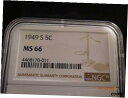 1949-S ジェファーソン ニッケル、NGC MS661949-S Jefferson Nickel, NGC MS66