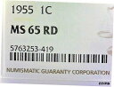 2021 年冬セール--米国--1955 NGC MS65RD ウィートバック ペニー--KM# A132WINTER 2021 SALE--UNITED ST...