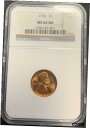 yɔi/iۏ؏tz AeB[NRC RC   [] 1934 1c Lincoln Wheat Cent NGC MS-66 RD