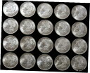1921 シルバー モーガン ドルズ チョイス オリジナル ミント ステート ロール 20 コイン1921 SILVER MORGAN DOLLARS CHOICE ORIGINAL MINT STATE ROLL 20 COINS(3)