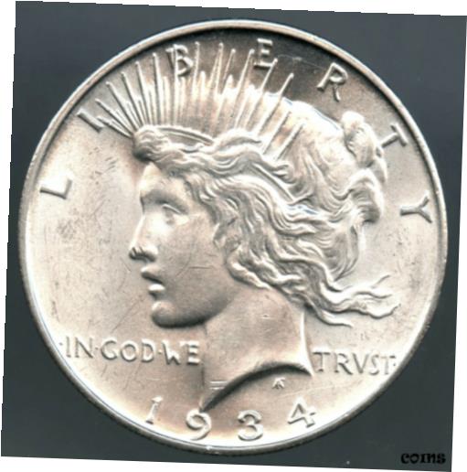 yɔi/iۏ؏tz AeB[NRC RC   [] 1934-D Peace Dollar Mint State Condition
