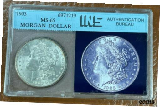 ڶ/ʼݾڽա ƥ    [̵] 1903 P Morgan Silver Dollar International Numismatic Society INS GEM Mint State