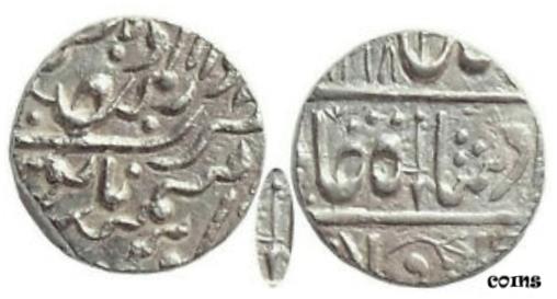 【極美品/品質保証書付】 アンティークコイン コイン 金貨 銀貨 送料無料 Jodhpur State INO Shah Alam II Silver Rupee Pali Mint AH (12)18