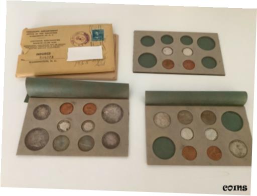 ڶ/ʼݾڽա ƥ    [̵] 1955 Complete United States Silver Double Mint Set b19c