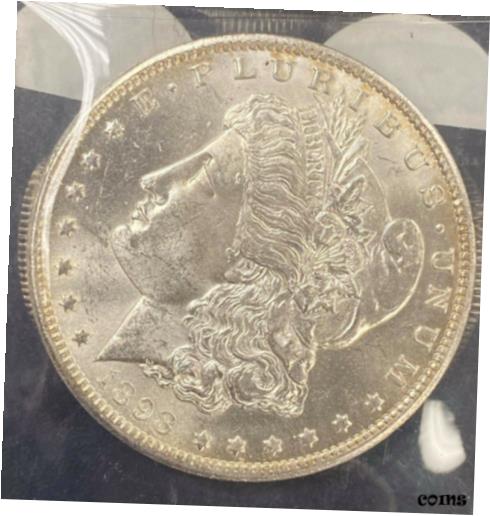 楽天金銀プラチナ　ワールドリソース【極美品/品質保証書付】 アンティークコイン コイン 金貨 銀貨 [送料無料] 1898-O Morgan Silver Dollar Mint State Uncirculated Strong Luster Hard Date SZ74