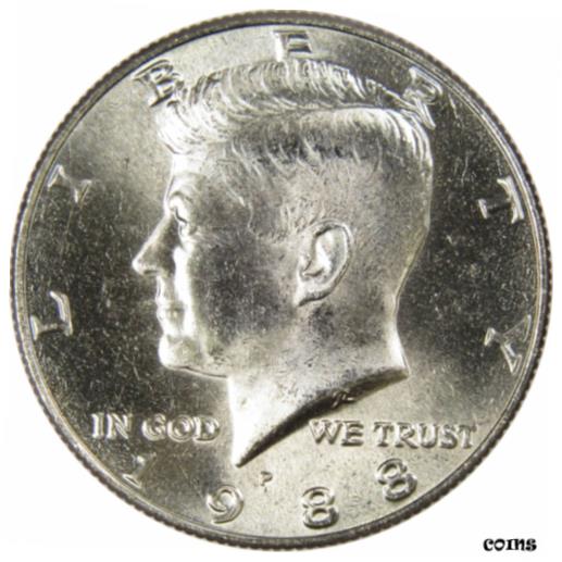 yɔi/iۏ؏tz AeB[NRC RC   [] 1988 P Kennedy Half Dollar BU Uncirculated Mint State 50c US Coin Collectible