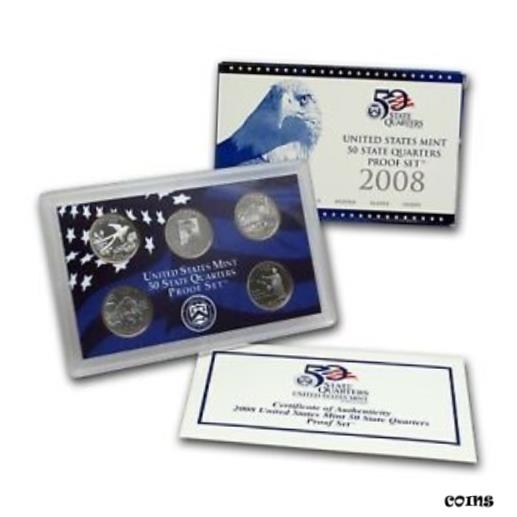 yɔi/iۏ؏tz AeB[NRC RC   [] United States Mint 50 State Quarters Proof Set 2008