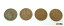 ڶ/ʼݾڽա ƥ    [̵] Lot of 4 United States 1864,65,67,68 Two-Cent Pieces 2c Vintage Copper K575