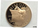 【極美品/品質保証書付】 アンティークコイン コイン 金貨 銀貨 [送料無料] 1969 Franklin Mint Missouri Proof Bronze Medal States of the Union A2216