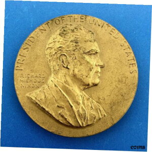 1969年 米国造幣局 リチャード・ニクソン大統領就任式銅メダル1969 United States Mint Richard Nixon Presidential Inauguration Bronze Medal