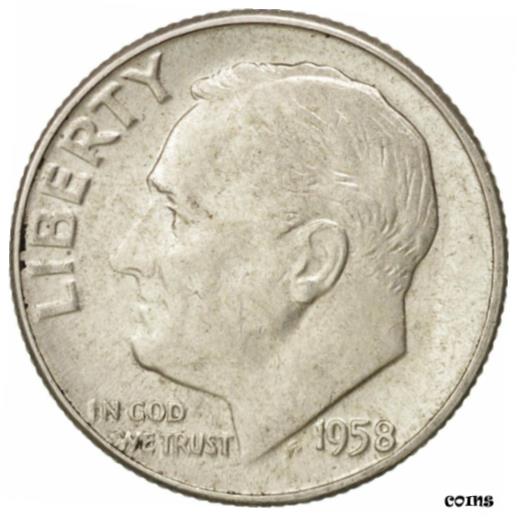  アンティークコイン コイン 金貨 銀貨   Coin, United States, Roosevelt Dime, Dime, 1958, U.S. Mint