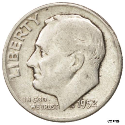 ڶ/ʼݾڽա ƥ    [̵] [#410032] United States, Roosevelt Dime, Dime, 1952, U.S. Mint, Denver