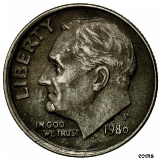 yɔi/iۏ؏tz AeB[NRC RC   [] [#431067] Coin, United States, Roosevelt Dime, Dime, 1986, U.S. Mint