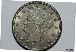 【極美品/品質保証書付】 アンティークコイン コイン 金貨 銀貨 [送料無料] 1883-P Liberty Head or V Nickel "Die Cracks & CUDs" Grades Mint State (LNX503)