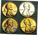 1954 x3 1955 リンカーン セント ウィート ペニー ----- GEM PROOF++ ----- #L286BBB1954 x3 1955 Lincoln Cent Wheat Penny ----- GEM PROOF++ ----- #L286BBB(3)
